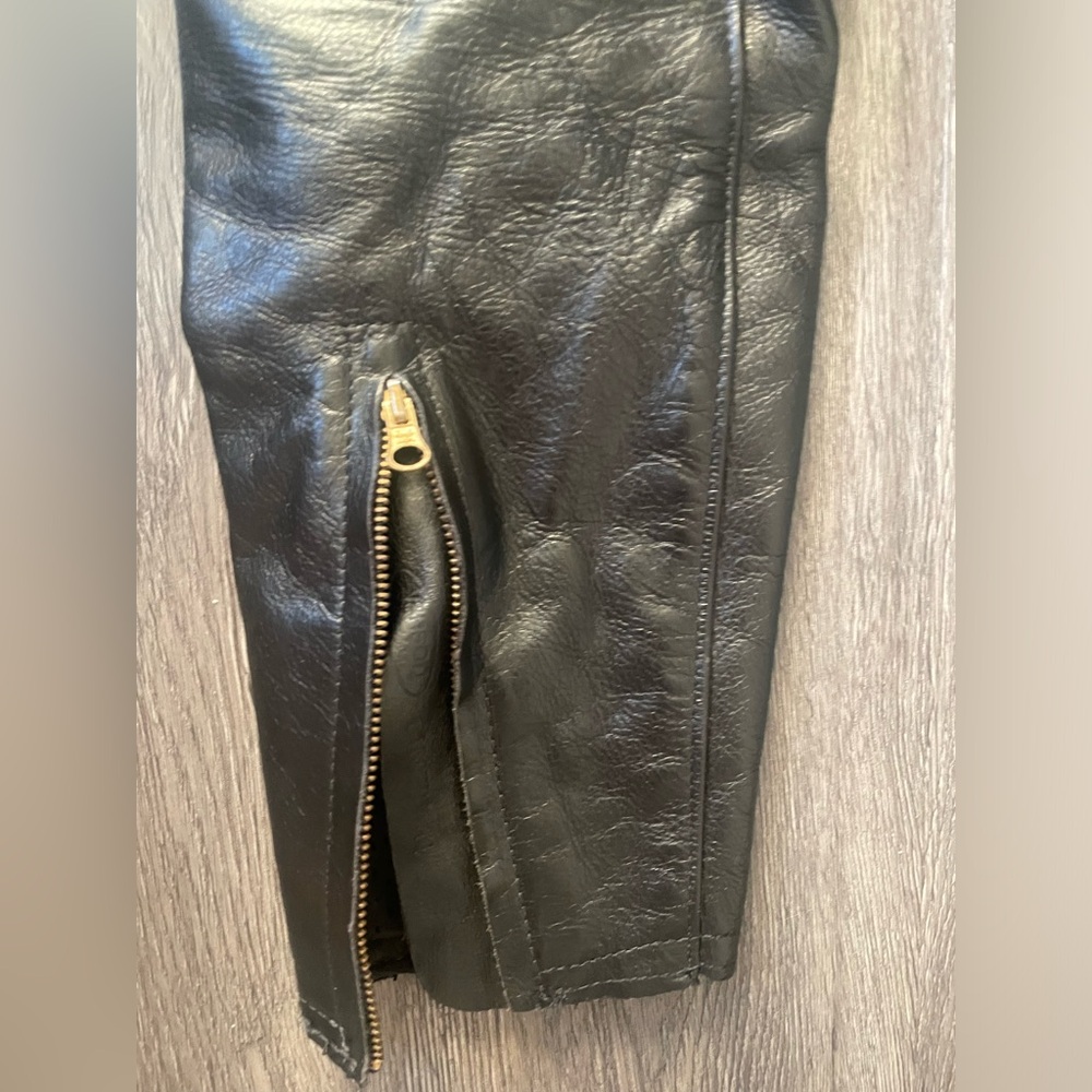 Vanson Leathers Black Leather Motorcycle Pants SIZE 8 - Picture 6 of 7